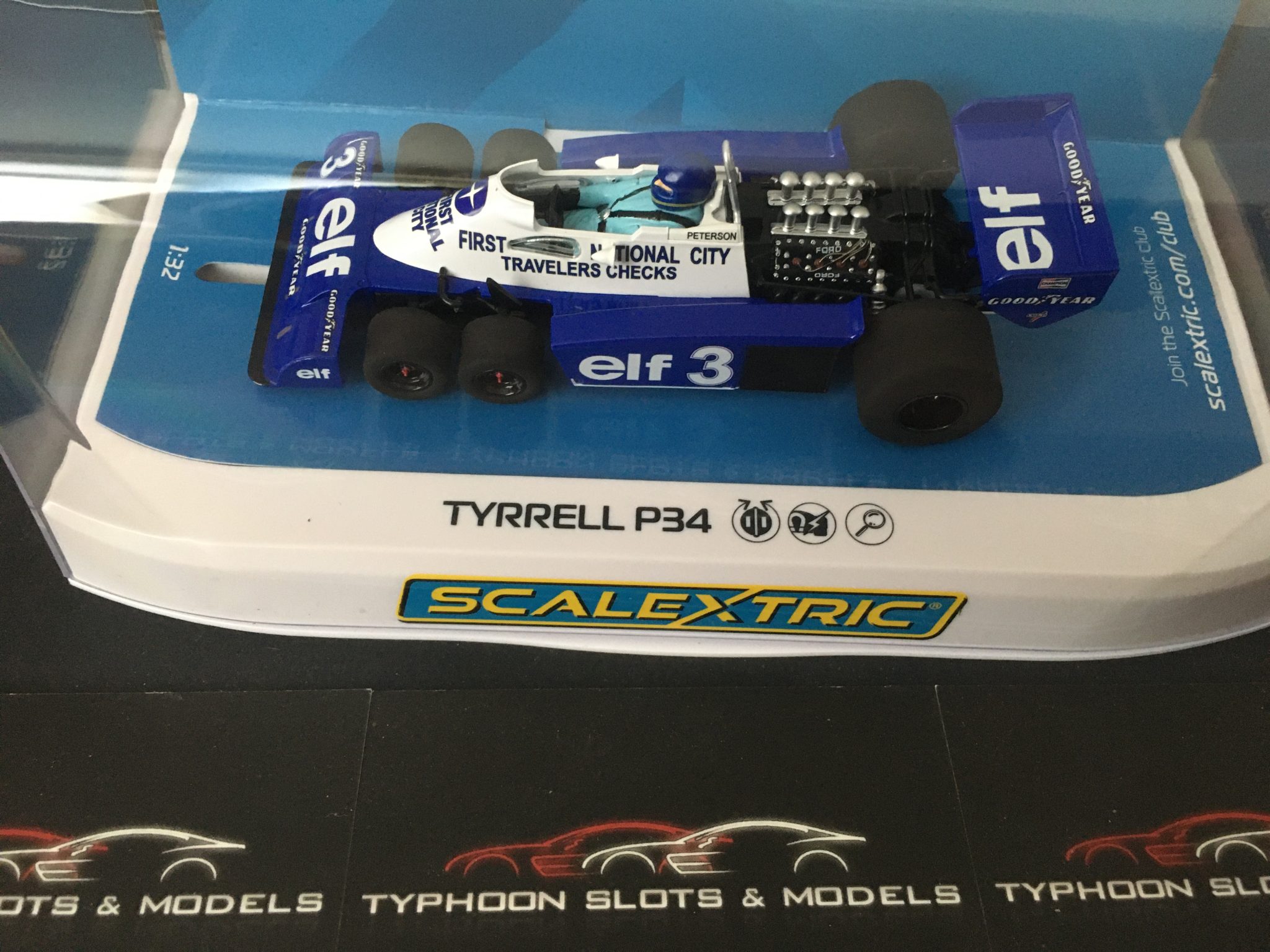 Scalextric C4245 Tyrrell P34 1977 Belgian GP New & Boxed
