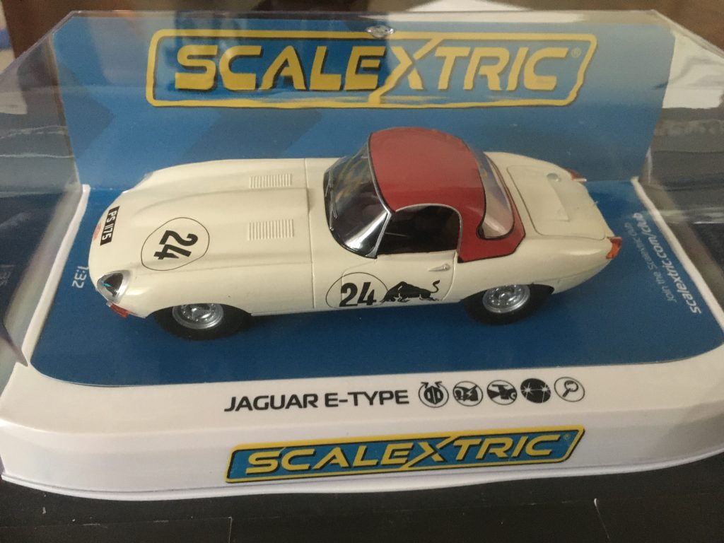 Scalextric C4232 Jaguar EType Goodwood Revival Adrian Newey New