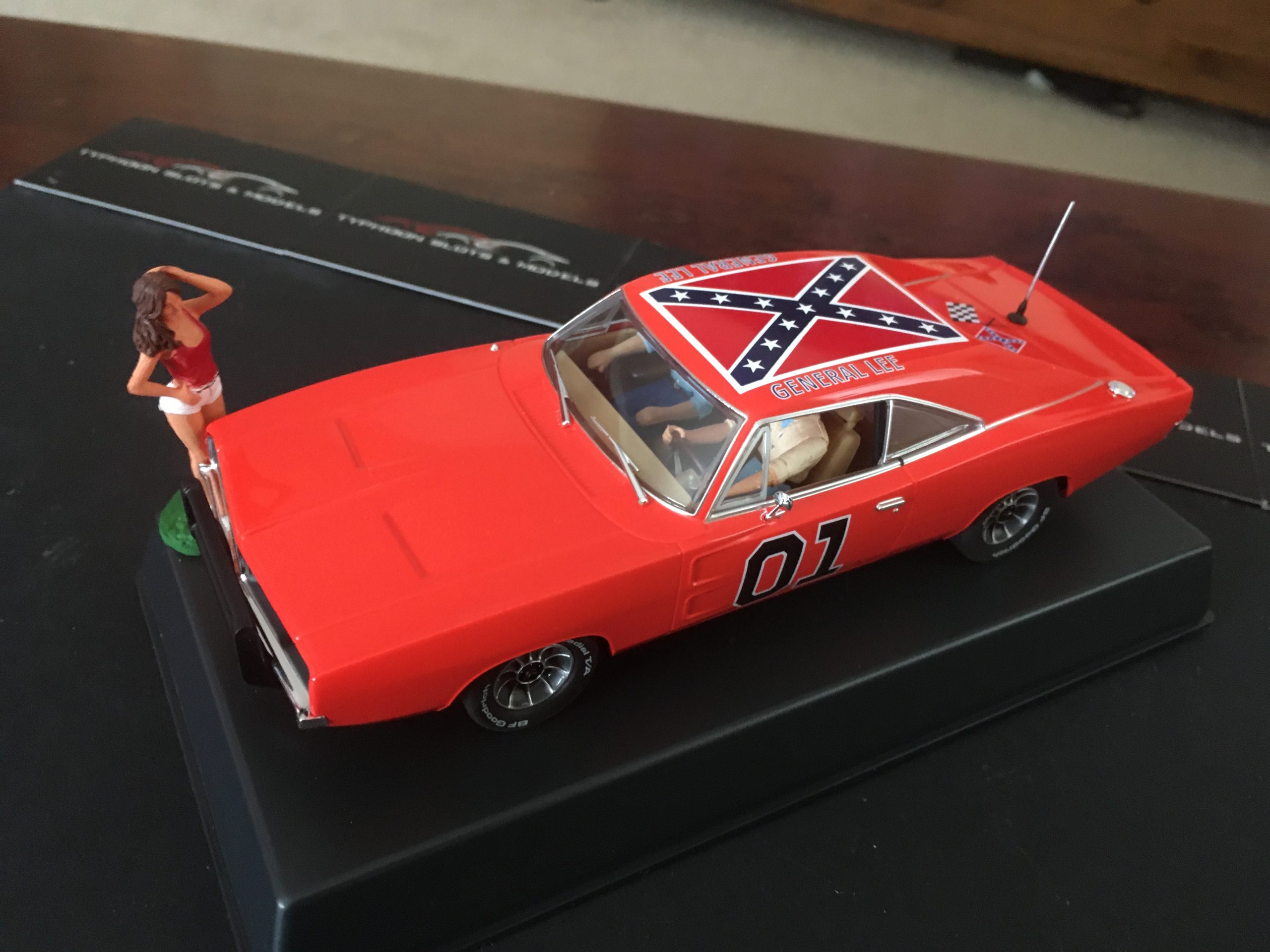 thumbnail image 2 of Pioneer General Lee 1969 Dodge Charger 1/32 Slot Car – DPR P158 Dirt Road Series 2 of 4