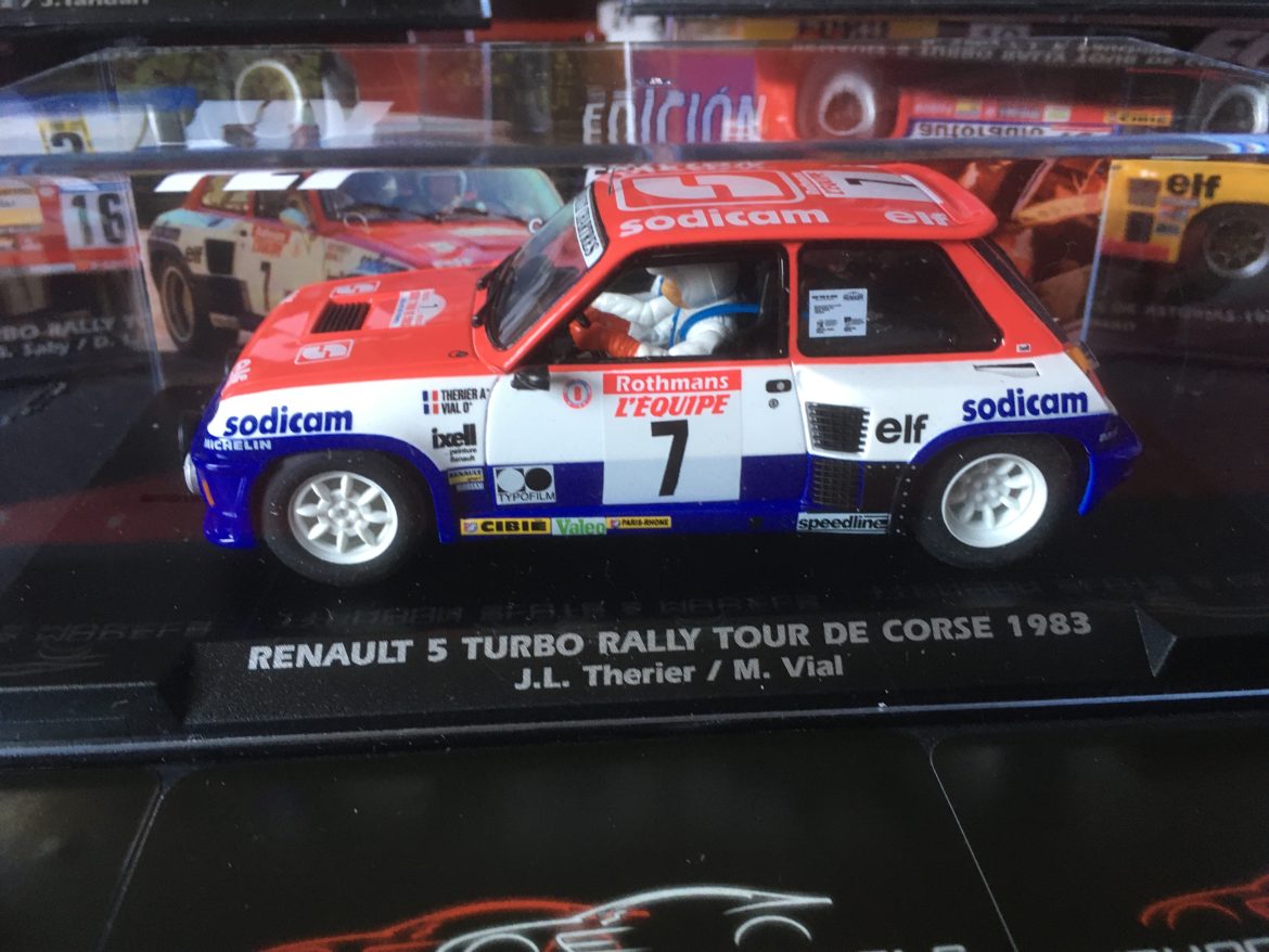 Miniature Renault 5 Turbo Sodicam - Rallye Tour De Corse 1983 - FLY E2053, Neuve
